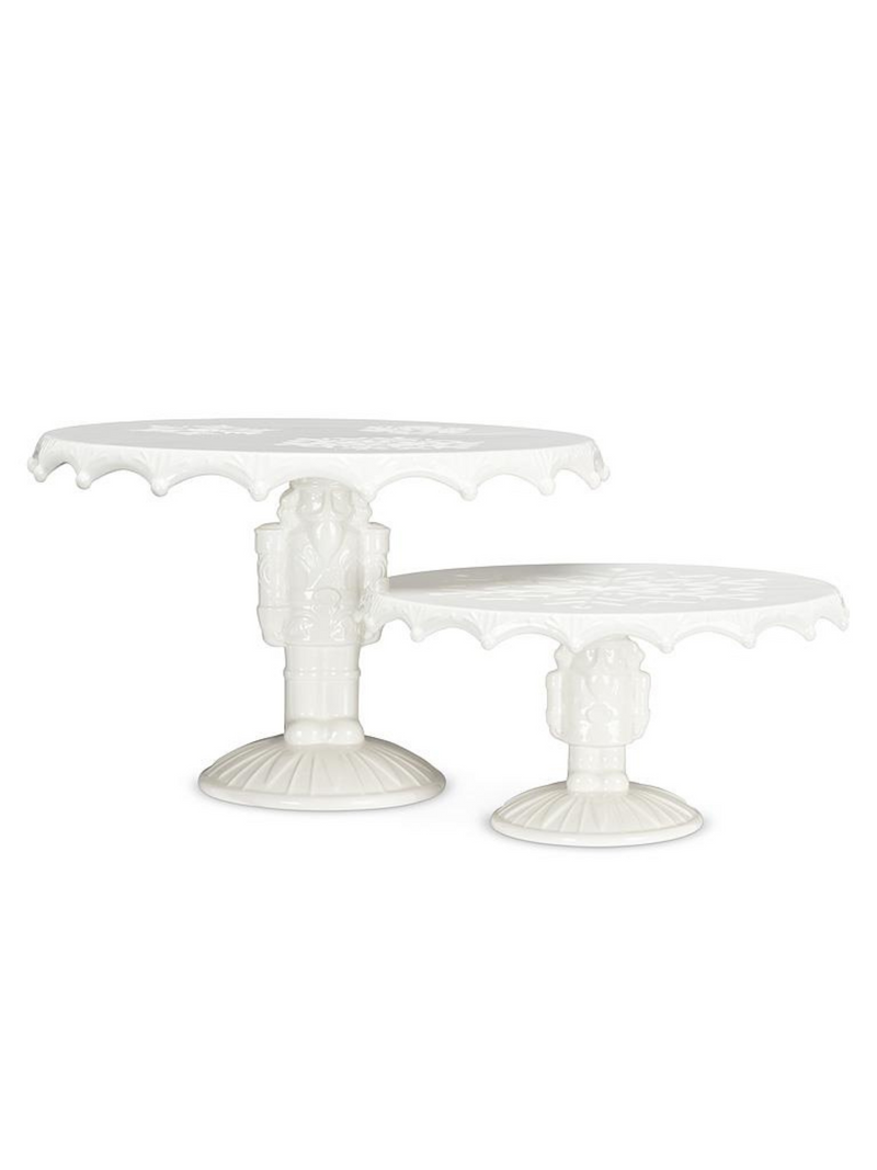 Nutcracker Pedestal Cake Plate | Small
