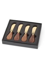 Wood Handled Pate Spreaders | Set of 4