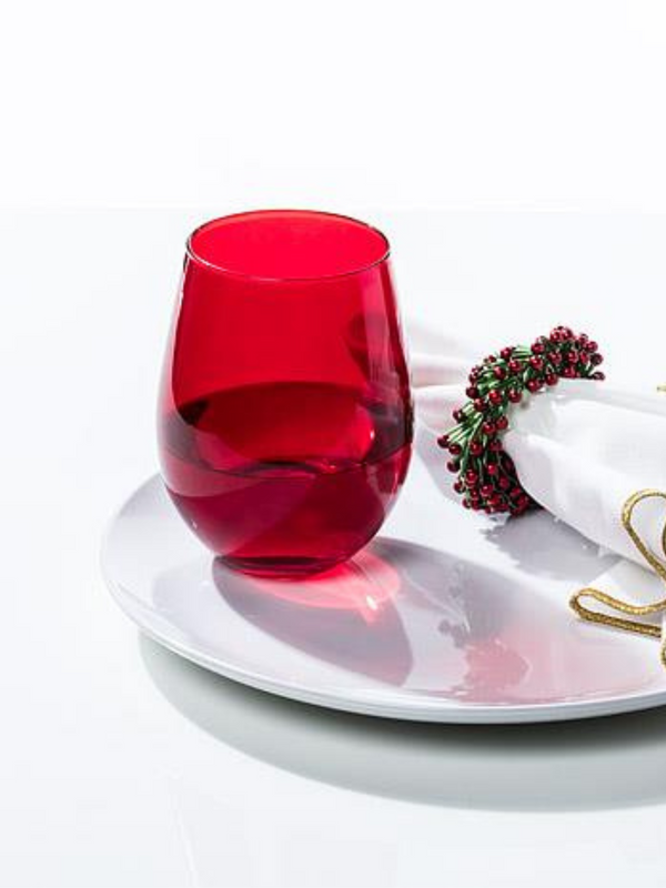 Stemless Goblet | Red