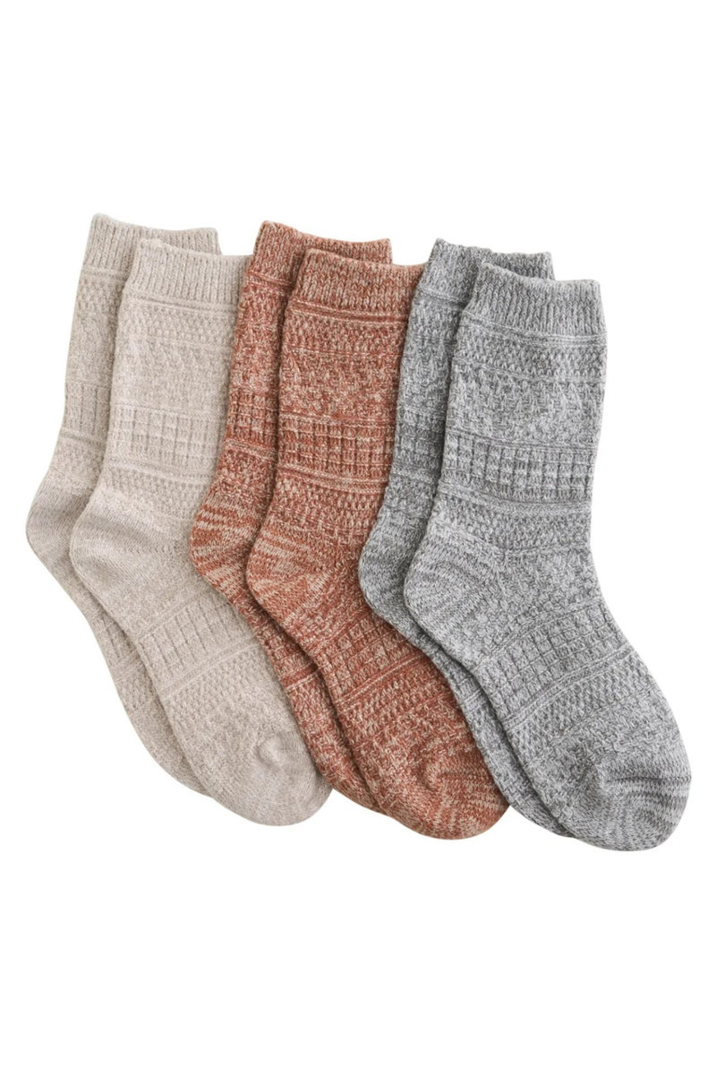 Cabin Crew Socks 3 Pack | Taupe