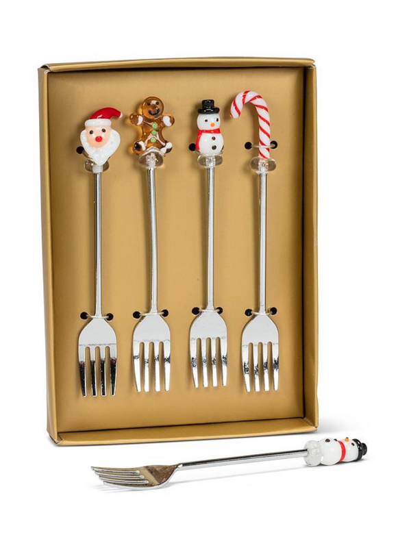 Holiday Cocktail Forks | Set of Four