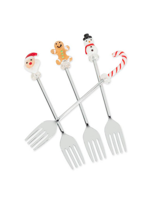 Holiday Cocktail Forks | Set of Four