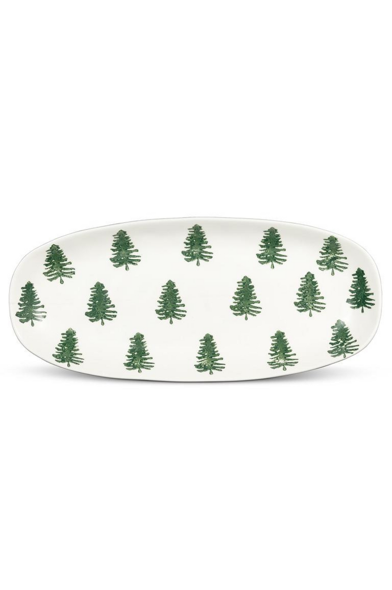 Fir Tree Oval Platter