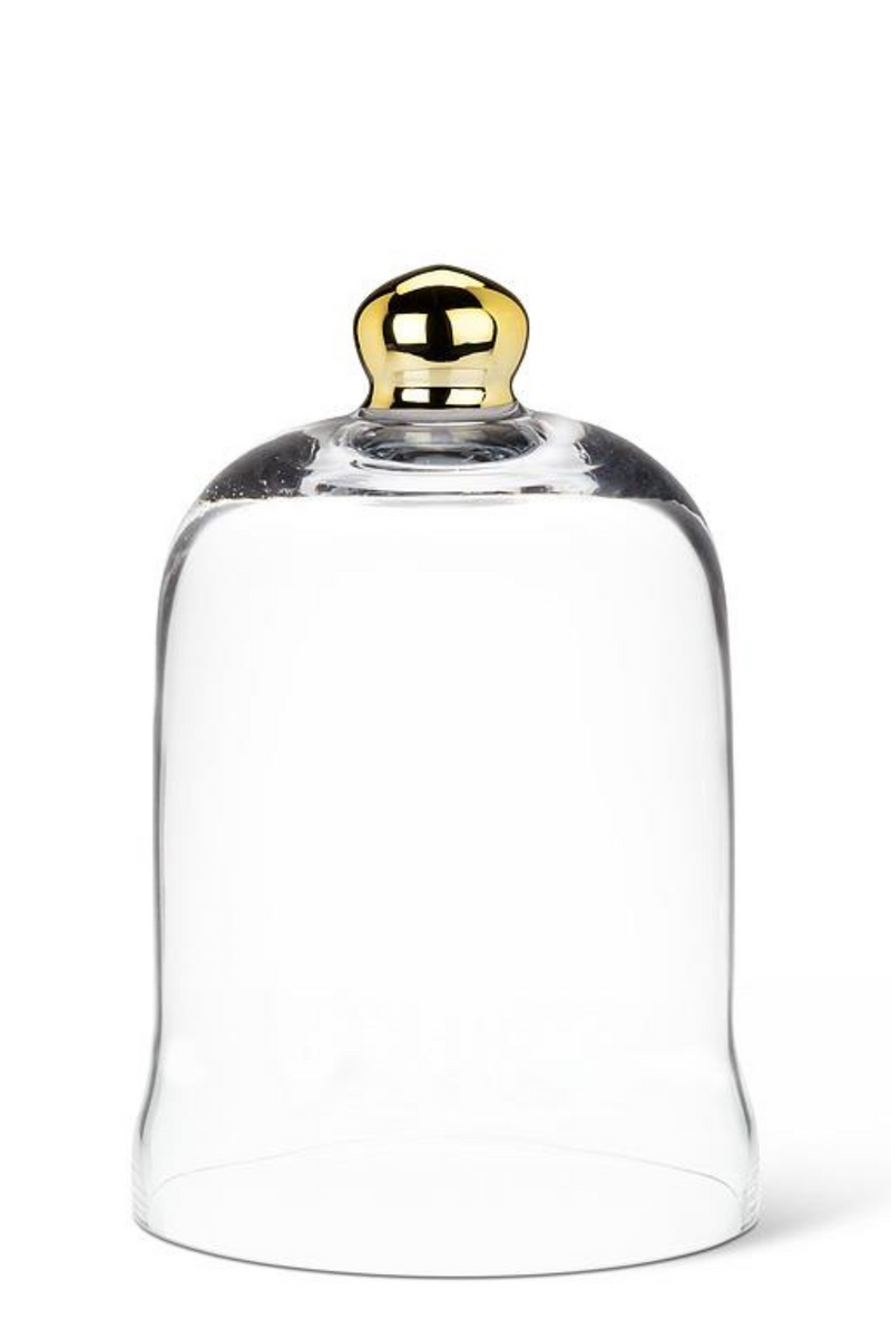 Gold Accent Cloche | Medium