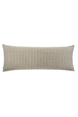Rectangular pillow with a subtle pattern on a white background