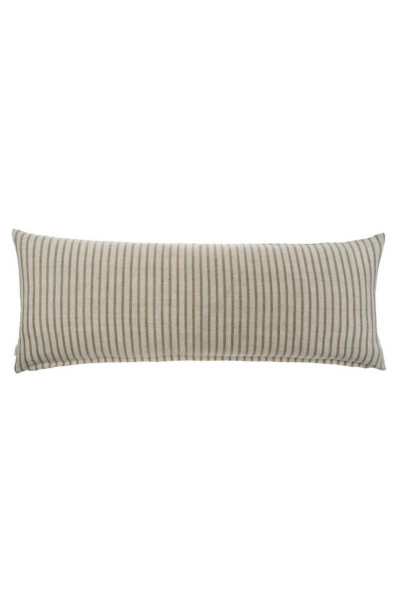 Rectangular pillow with a subtle pattern on a white background