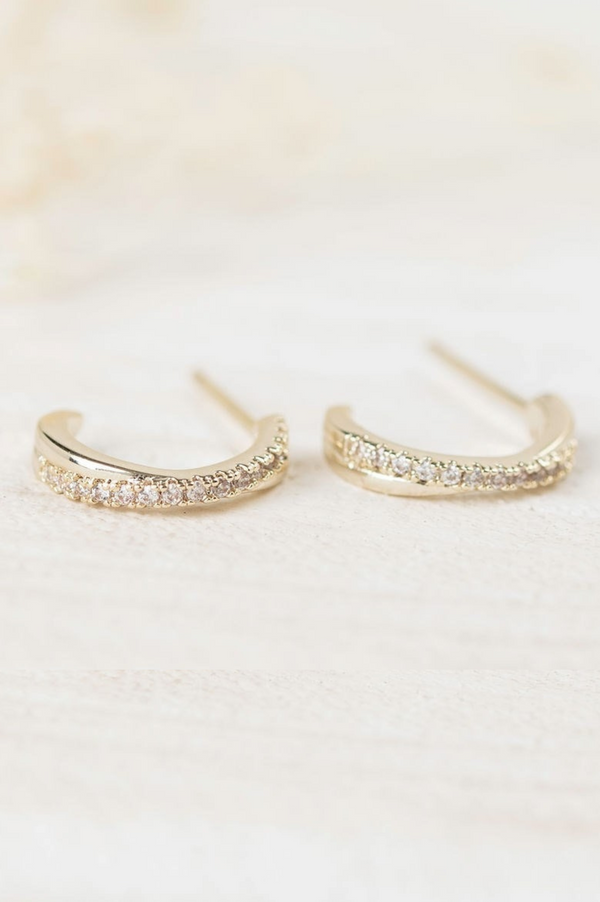 Tiny Dancer Hoops | Gold