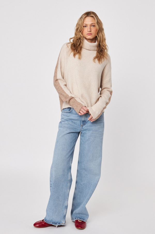 Tino Pullover | Mink Block