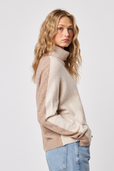 Tino Pullover | Mink Block
