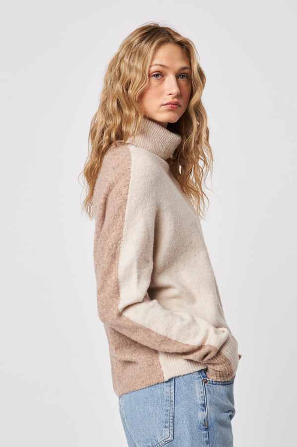 Tino Pullover | Mink Block