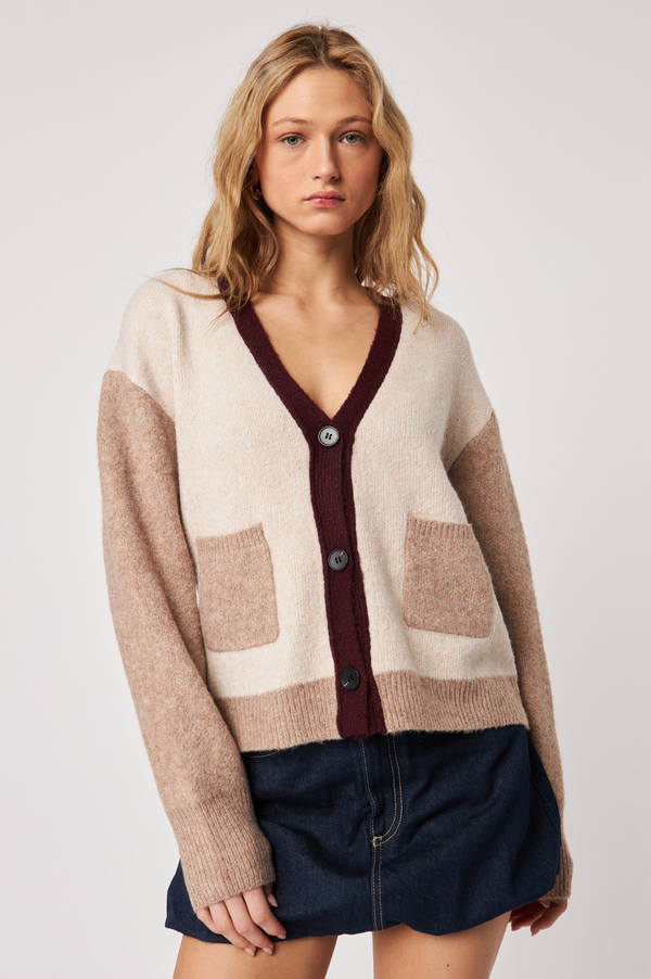 Linden Cardigan | Smoky Merlot
