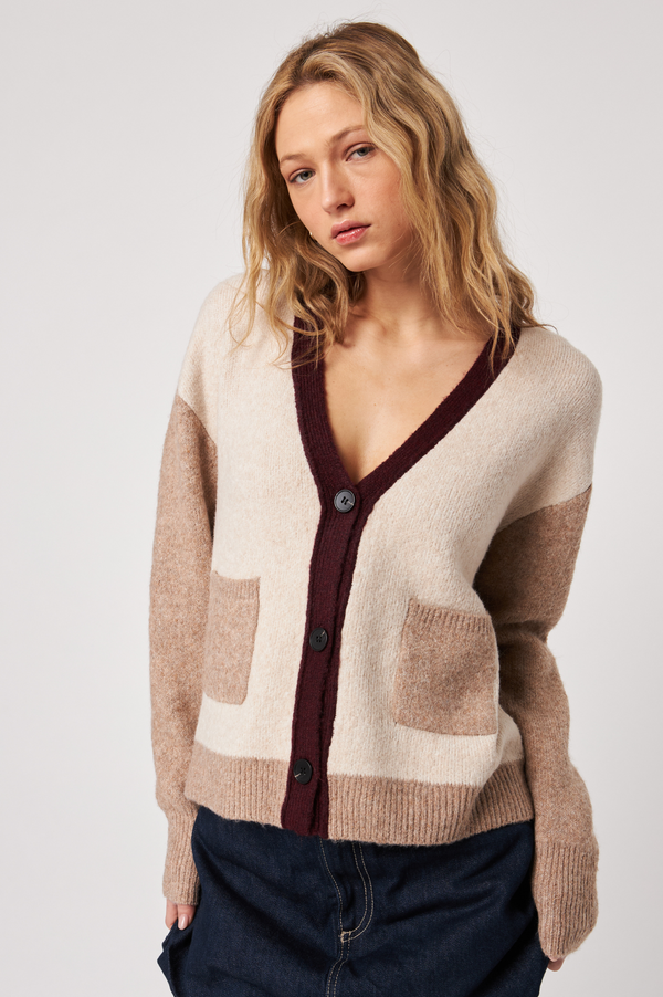 Linden Cardigan | Smoky Merlot