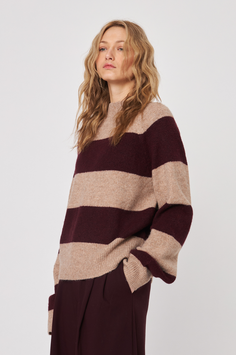 Edison Pullover | Pinot Stripe
