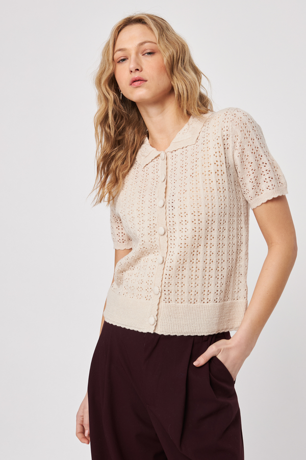Crew Top | Pearl Blush