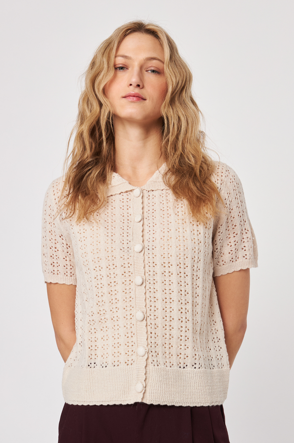 Crew Top | Pearl Blush