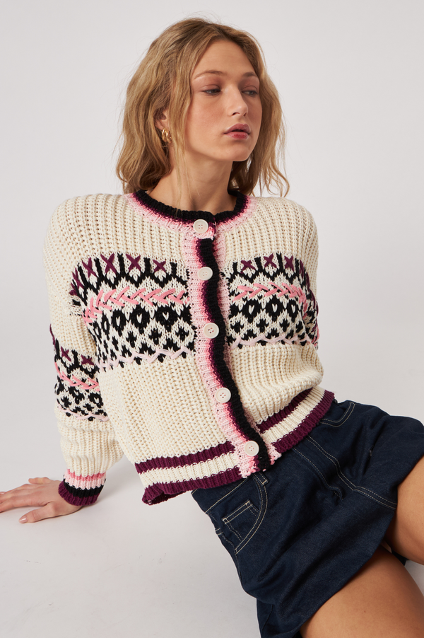 Emery Cardigan | Berry Chill