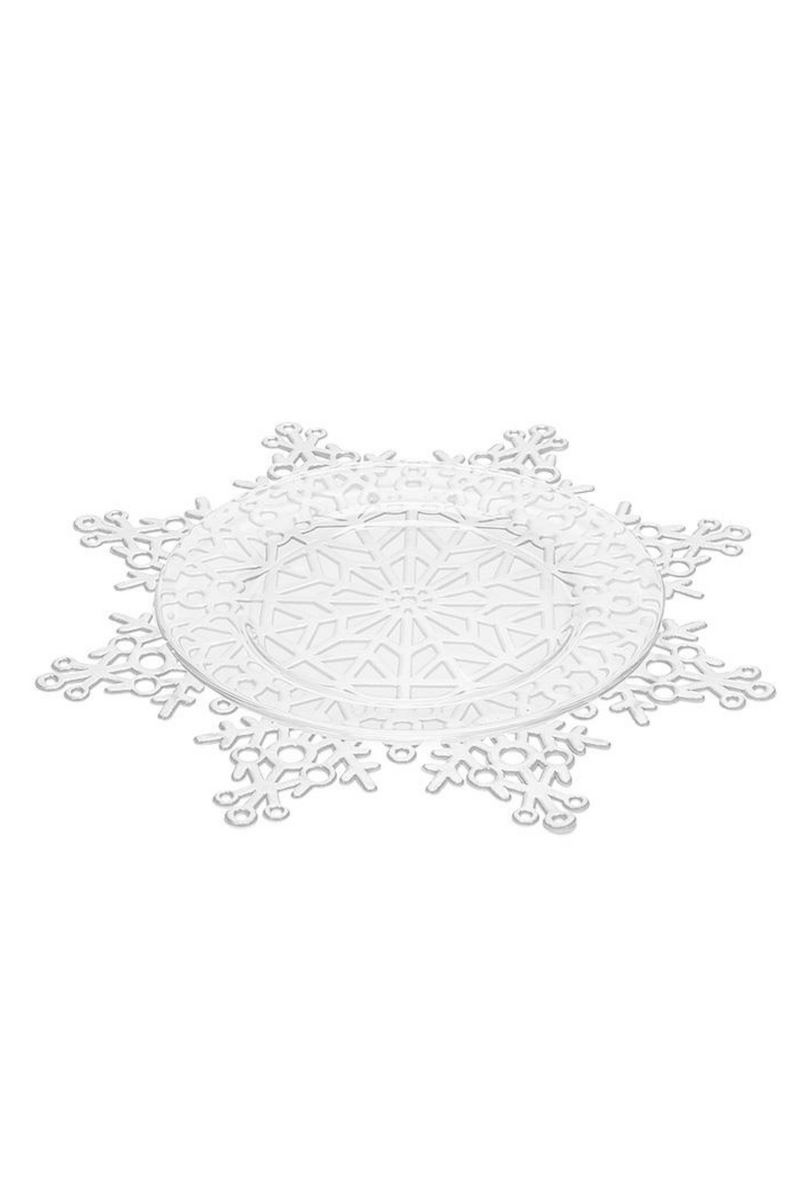 Cutout Snowflake Placemat | Silver