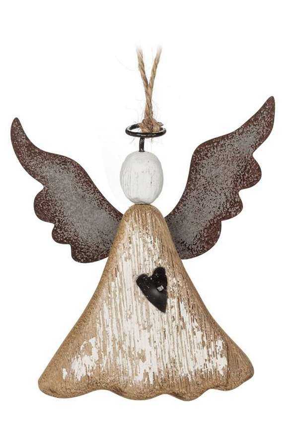 Rustic Angel Ornament