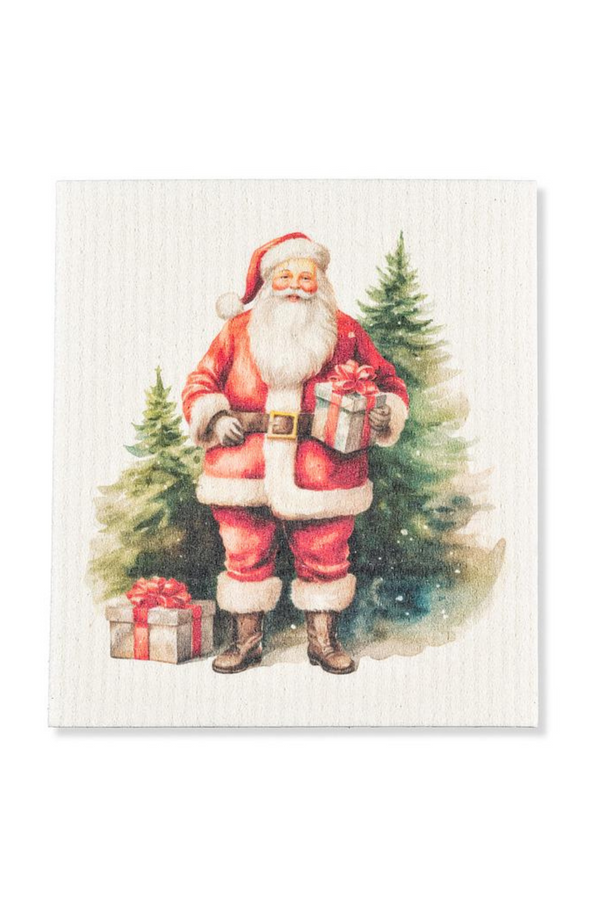 Swedish Dishcloth | Classic Santa