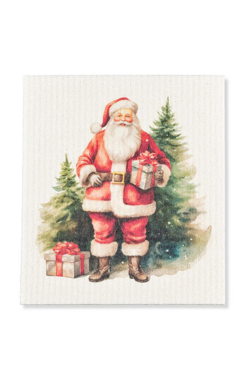 Swedish Dishcloth | Classic Santa