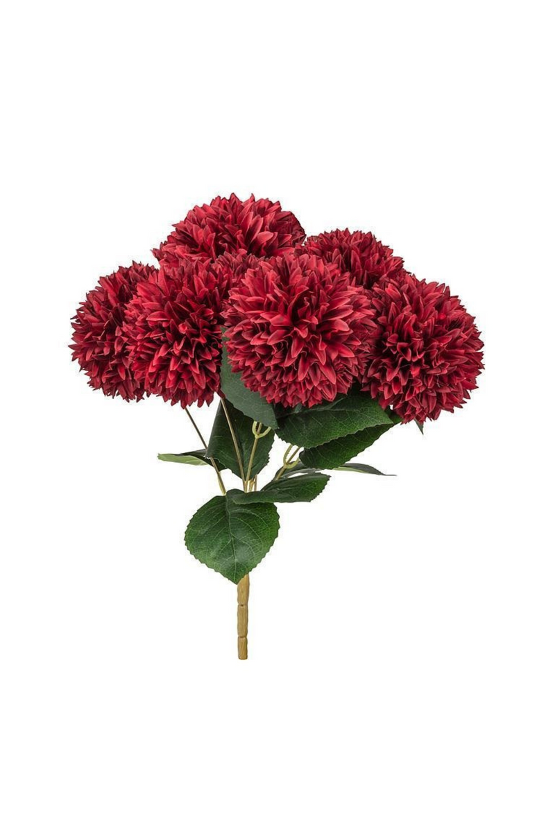 Pompom Dahlia Bouquet | Burgundy
