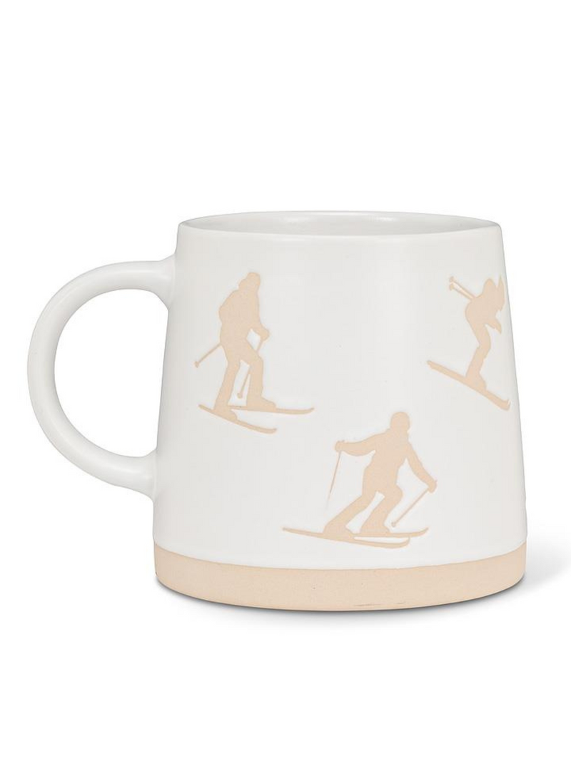 Wide Base Mug | Skiers