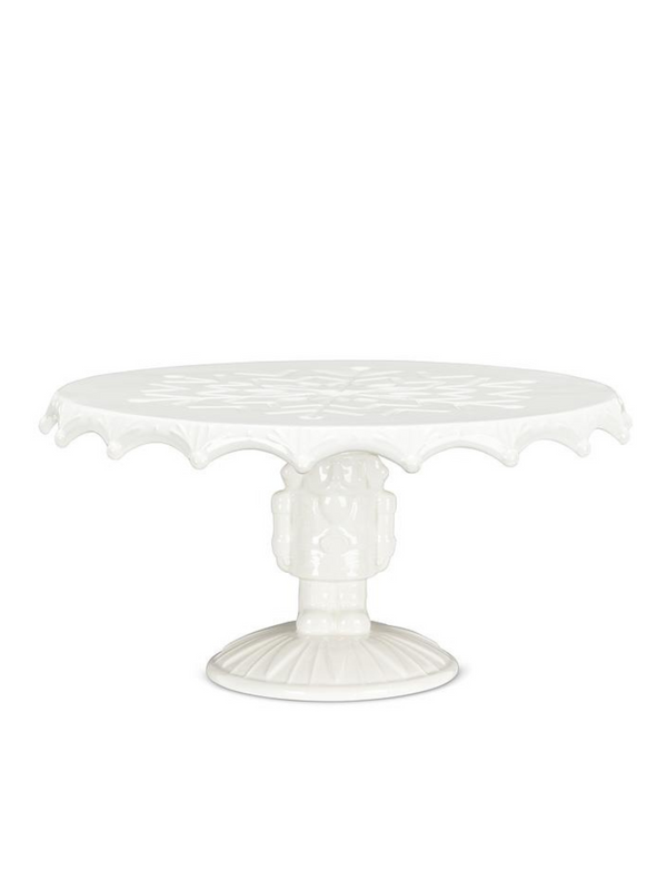 Nutcracker Pedestal Cake Plate | Small