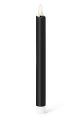 Set of 2 LED Taper Candle | Black