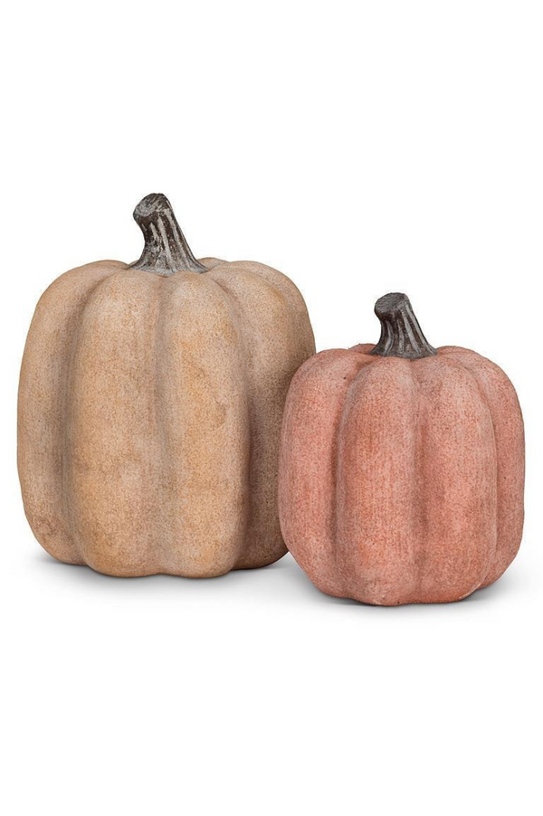 Small Tall Pumpkin | Dark Orange