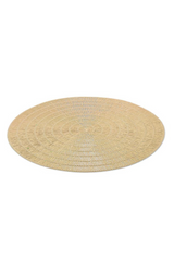 Basketweave Placemat | Gold