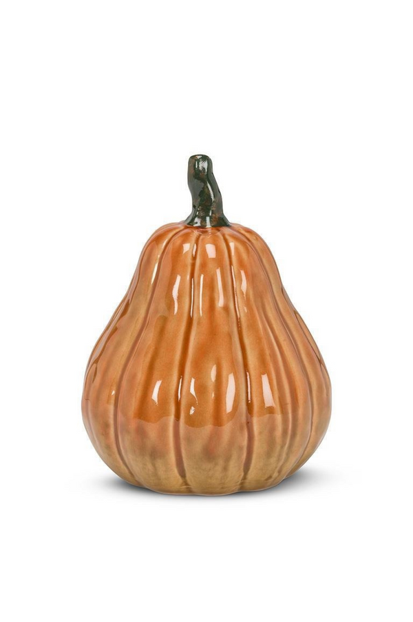 Orange Porcelain Pumpkin | Medium
