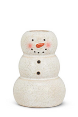 Happy Snowman Taper Holder