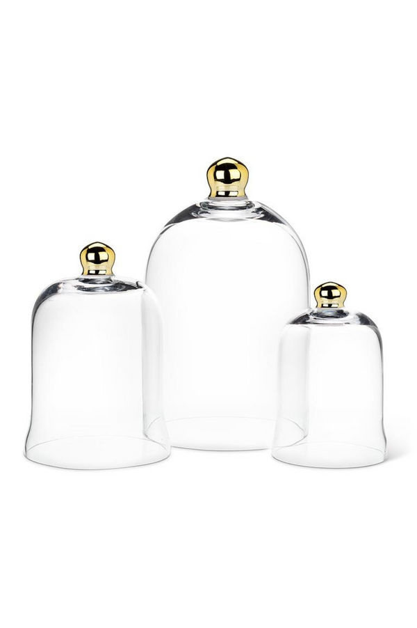 Gold Accent Cloche | Small