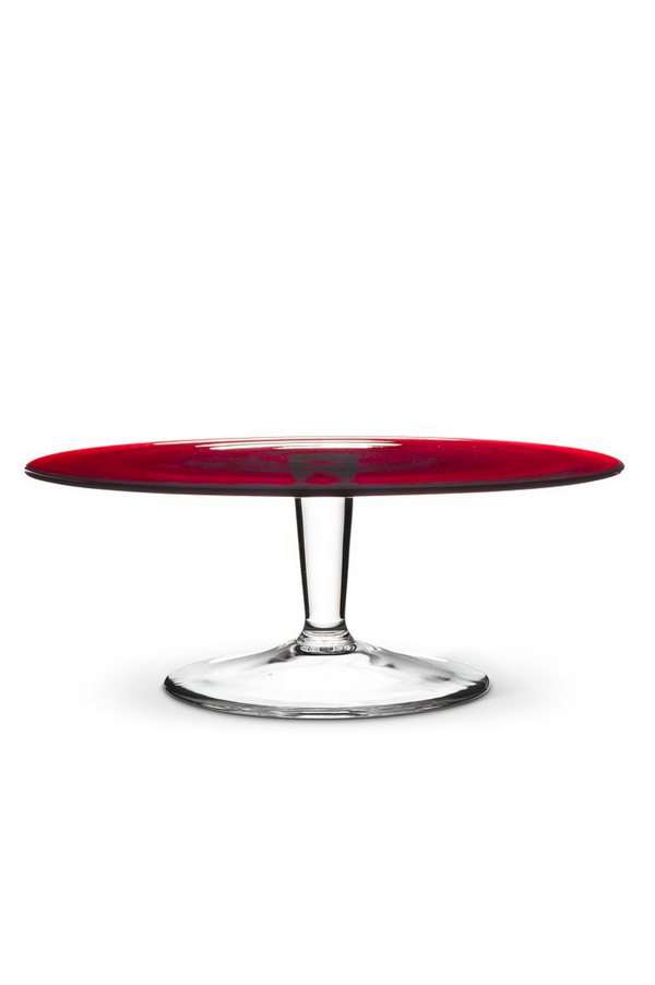 Pedestal Cake Stand | Red