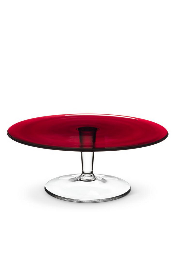 Pedestal Cake Stand | Red