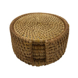 Wicker Coasters | Set of 6