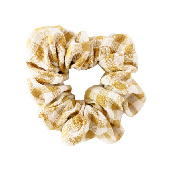 Barbays Scrunchie | Wild Thyme Gingham Check