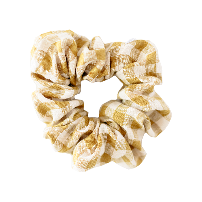 Barbays Scrunchie | Wild Thyme Gingham Check