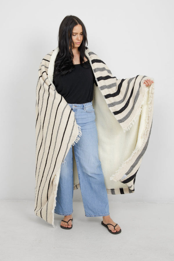 The Winslow Fleece Throw | Ecru