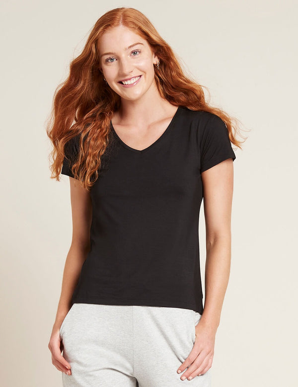 V-Neck Tee | Black