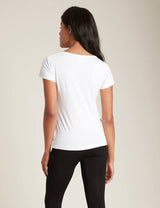 V-Neck Tee | White
