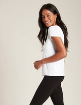 V-Neck Tee | White