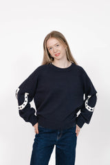 Yeehaw Sweater | Navy