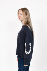 Yeehaw Sweater | Navy