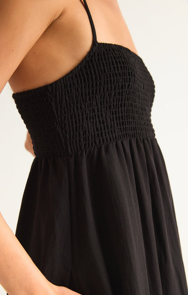 Beachside Midi Dress | Black