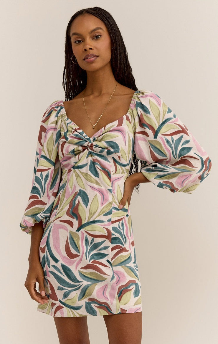 Mirani Mini Dress | Safari Flax - FINAL SALE