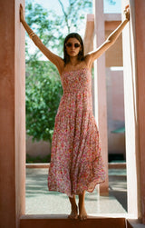 Balos Lima Floral Dress | Cactus Flower - FINAL SALE