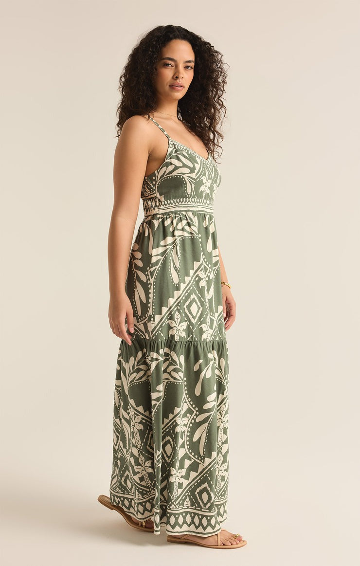 Tazz Dress | Palm Green - FINAL SALE