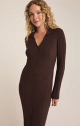 Danity Sweater Dress | Coffee Bean