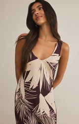 Hana Palmera Dress | Lava Rock